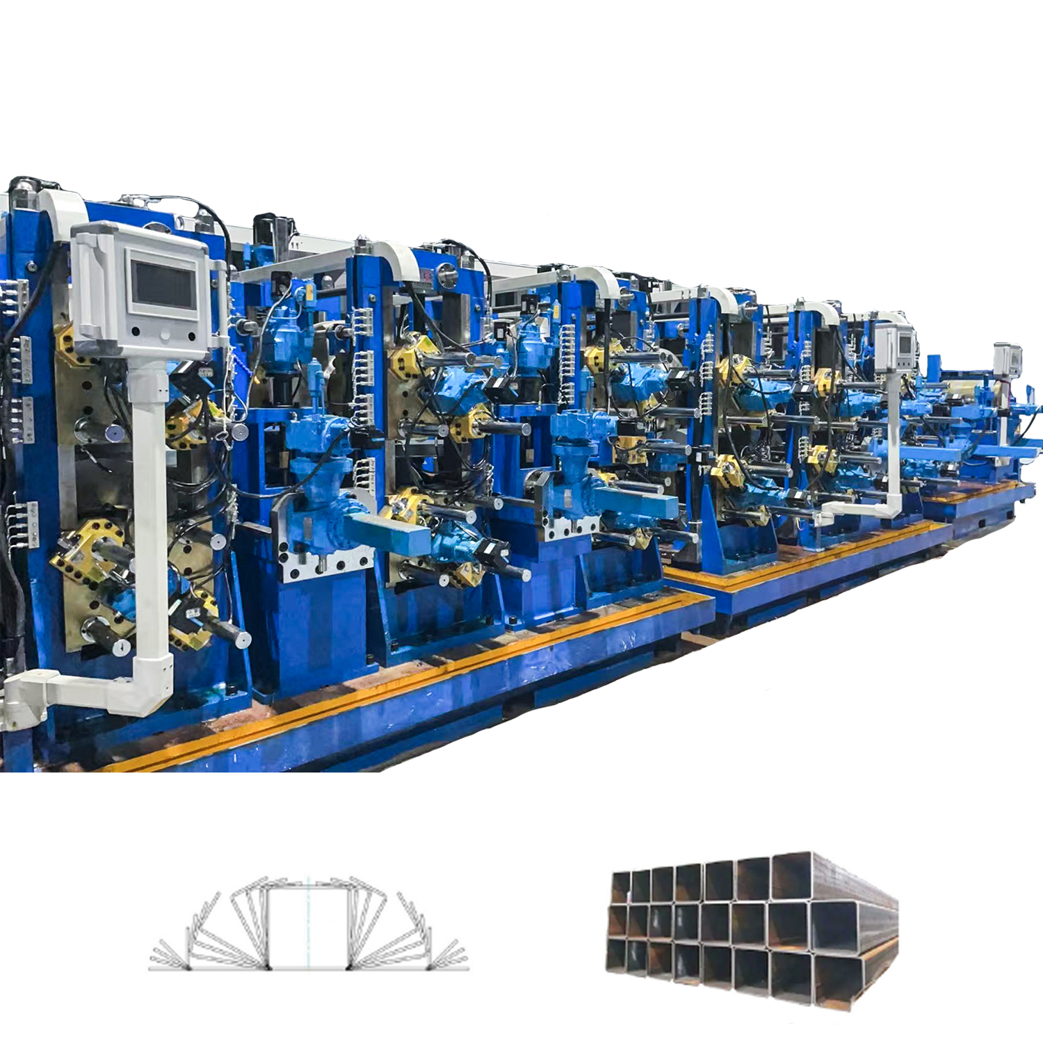 Broyeur à tubes carrés 60x60 ERW
